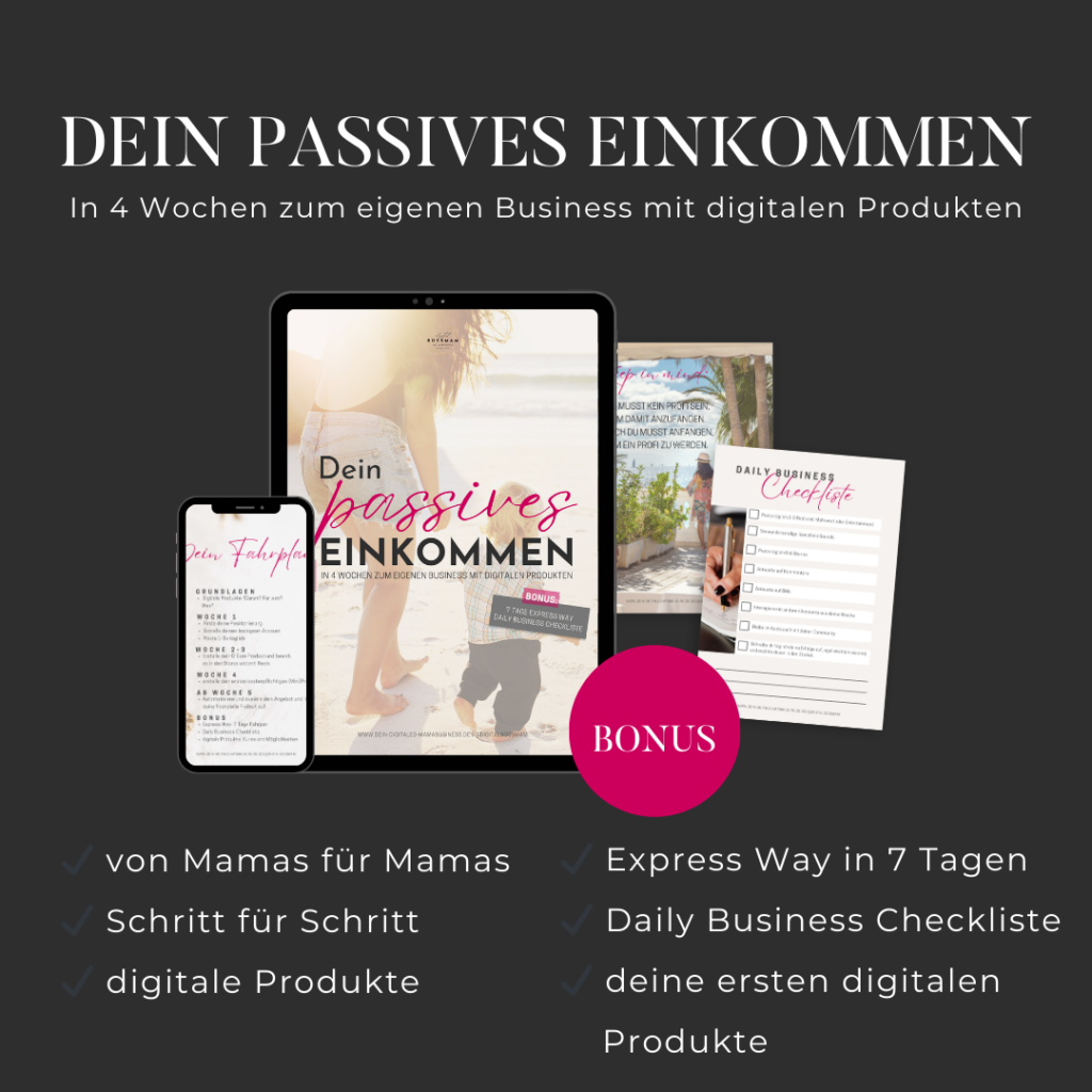 Hol dir deine Freiheit und starte noch heute dein Mama Online Business